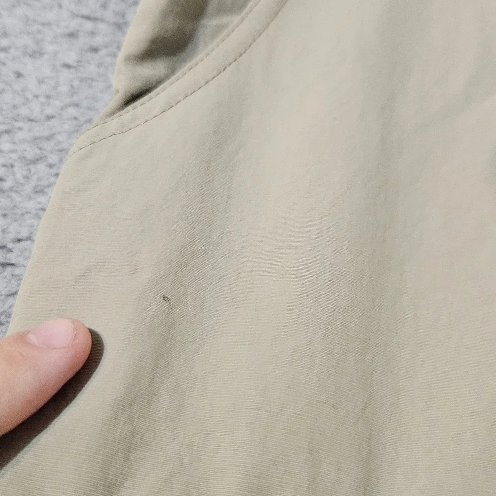 K-Way Convertible Cargo Hiking Pants Mens 34 x 31 Khaki UPF 40 Quick Dry Utility